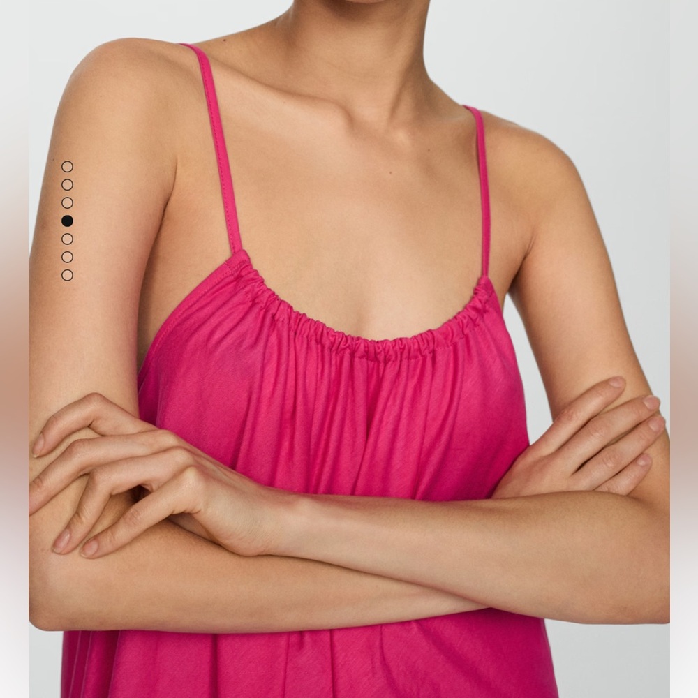 MANGO Pink Sleeveless Dress NEW - Picture 4 of 6
